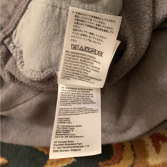 THE NORTH FACE GREY SPELLOUT LOGO UNISEX LOUNGEWEAR JOGGING PANTS - SIZE MEDIUM - Picture 7 of 11